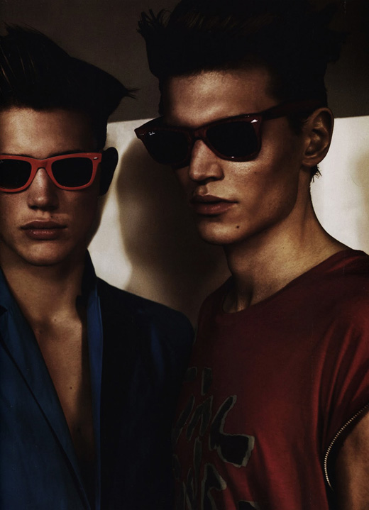 Очки Ray-Ban фотосессия