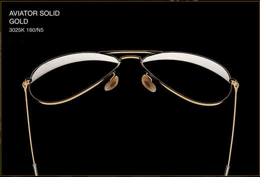 Очки Ray-Ban золотая серия авиатор