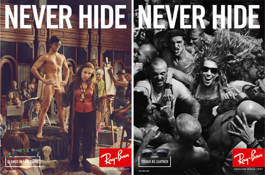 Реклама солнцезащитных очков Ray-Ban 2014