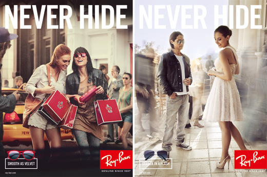 Реклама очков ray-ban 2014 3