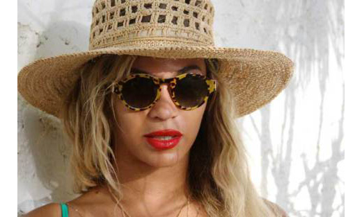 Круглые черепаховые очки Beyonce