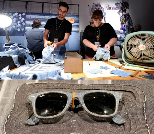 Очки ray-ban джинсовые wayfarer