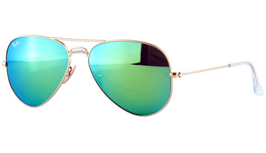 Солнцезащитные очки Ray-Ban 3025 Авиатор зеркальные линзы
