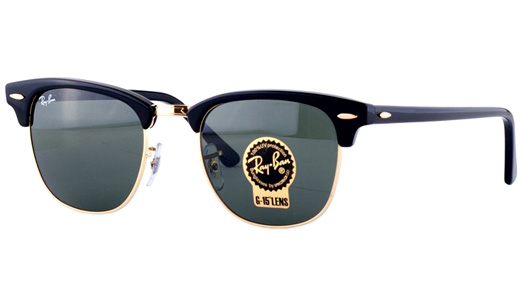 Классические солнцезащитные очки Ray-Ban 3016 Clubmaster 3016 W0365