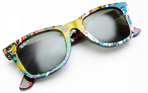 Солнцезащитные очки Ray-Ban Wayfarer граффити