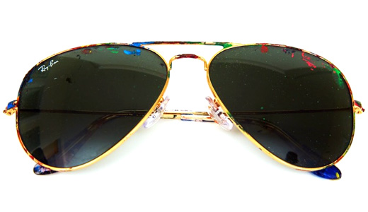 Очки Ray-Ban Авиатор граффити
