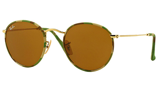 Камуфляжные круглые очки Ray-Ban 3447JM 169 50