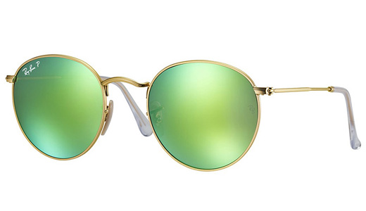 Зеленые зеркальные линзы Ray-Ban 3447 112 P9