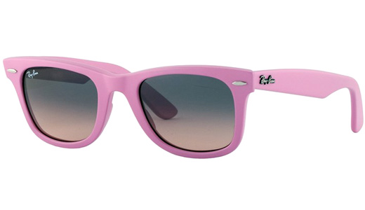 Розовые солнцезащитные очки Ray-Ban Wayfarer 2140 885 N1 двойной градиент