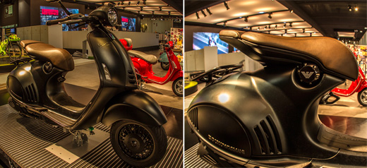 Фирменный орел Emporio Armani скутер Vespa