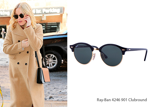 Кейт Хадсон в очках Ray-Ban Clubround 4246