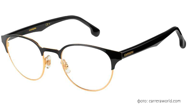 Круглые металлические очки Carrera 139v