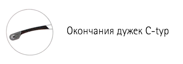 Особая конструкция окончаний заушников в очках Carrera со встроенной резиновой деталью, имеющей перфорацию и гравировку С-логотипа